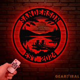 Custom Lakehouse Sign Personalized Cabin Name Sign Dad Gift Lakehouse Decor Family Name Sign Outdoor Sign Christmas Gift