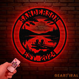 Custom Lakehouse Sign Personalized Cabin Name Sign Dad Gift Lakehouse Decor Family Name Sign Outdoor Sign Christmas Gift