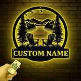 Custom Lakehouse Sign Personalized Cabin Name Sign Dad Gift Lakehouse Decor Family Name Sign Outdoor Sign Christmas Gift