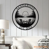 Custom Lakehouse Sign Personalized Cabin Name Sign Dad Gift Lakehouse Decor Family Name Sign Outdoor Sign Christmas Gift