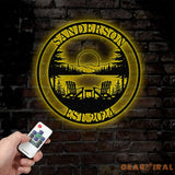 Custom Lakehouse Sign Personalized Cabin Name Sign Dad Gift Lakehouse Decor Family Name Sign Outdoor Sign Christmas Gift