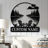 Custom Lakehouse Sign Personalized Cabin Name Sign Dad Gift Lakehouse Decor Family Name Sign Outdoor Sign Christmas Gift