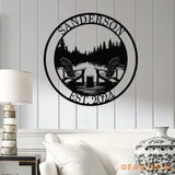 Custom Lakehouse Sign Personalized Cabin Name Sign Dad Gift Lakehouse Decor Family Name Sign Outdoor Sign Christmas Gift