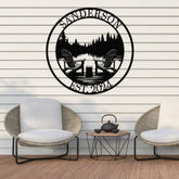 Custom Lakehouse Sign Personalized Cabin Name Sign Dad Gift Lakehouse Decor Family Name Sign Outdoor Sign Christmas Gift