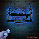 Custom Lakehouse Sign Personalized Cabin Name Sign Dad Gift Lakehouse Decor Family Name Sign Outdoor Sign Christmas Gift