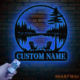 Custom Lakehouse Sign Personalized Cabin Name Sign Dad Gift Lakehouse Decor Family Name Sign Outdoor Sign Christmas Gift