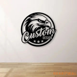Custom Logo Design Metal Wall Art LED Light Personalized Business Logo Custom Logo Name Sign Perfect