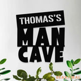 Custom Man Cave Metal Wall Art Led Light Family Name Metal Sign Outdoor Door Decor Wall Art Custom Name Sign