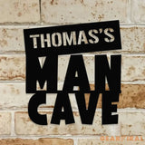 Custom Man Cave Metal Wall Art Led Light Family Name Metal Sign Outdoor Door Decor Wall Art Custom Name Sign