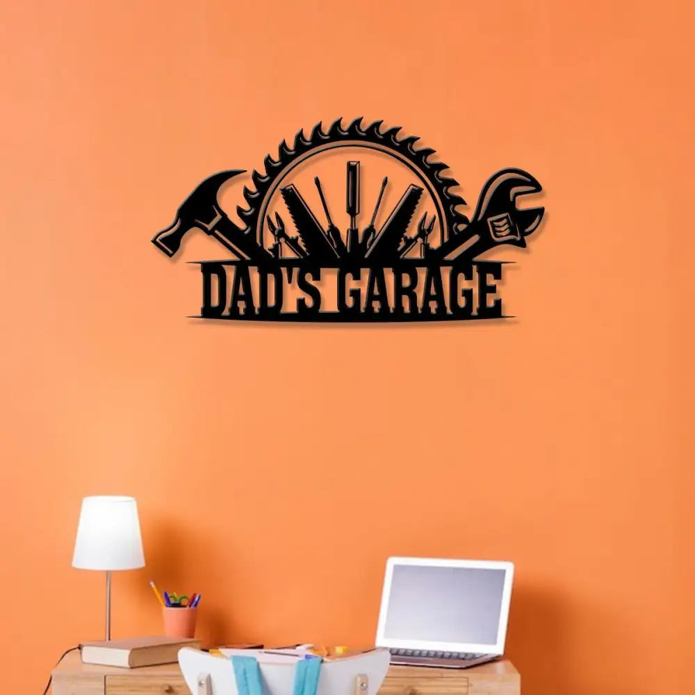 Custom Mechanic Tools Metal Sign Papas Workshop Sign Handyman Tools Wall Art Garage Sign Repair Tools Wall Art Garage