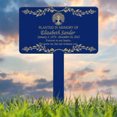 Custom Memorial Tree Plaque with Stake Outdoor Memorial Sign Engraved Tree Sign Outdoor Garden Sign Grave Marker