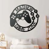 Custom Metal Gaming Sign with Led Light - Game Controller Metal Wall Art - Game Room Decor - Gamer Name Sign | GearViral