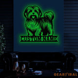 Custom Metal Havanese Sign Havanese Family Name Gift Gift For Dog Lover Dog Monogram Metal Sign Dog Mom Gifts Havanese