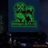 Custom Metal Havanese Sign Havanese Family Name Gift Gift For Dog Lover Dog Monogram Metal Sign Dog Mom Gifts Havanese