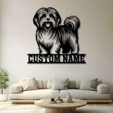 Custom Metal Havanese Sign Havanese Family Name Gift Gift For Dog Lover Dog Monogram Metal Sign Dog Mom Gifts Havanese