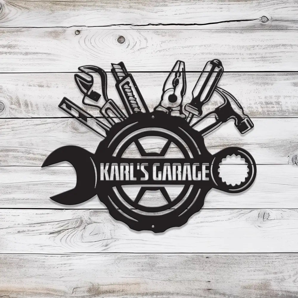 Custom Metal Truck Garage Signs with Led Light Man Cave Named Wall Art Deco Metal Garage Wall Art Dad’s Gift for