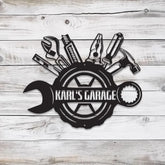 Custom Metal Truck Garage Signs with Led Light Man Cave Named Wall Art Deco Metal Garage Wall Art Dad’s Gift for