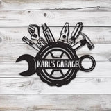Custom Metal Truck Garage Signs with Led Light Man Cave Named Wall Art Deco Metal Garage Wall Art Dad’s Gift for