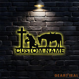 Custom Military Soldier Metal Sign Metal Memorial Stakes Personalized Veterans Military Grave Name Sign Memorial Stakes