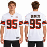 Custom Myles Garrett Cleveland Browns Fan Inspired Team Premium F.U.S.E. Stitched Premium Limited Jersey - Brown