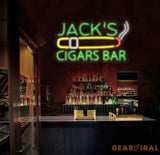 Custom Name Cigars Bar Lounge Neon Sign Personalized Cigar Smoking Whiskey Bar LED Sign For Man Cave Bar Pub Decor