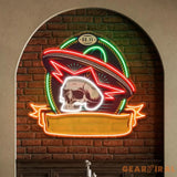 Custom Name Dia De Los Muertos Day Of The Dead Artwork Led Neon Sign Light