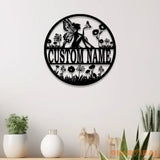 Custom Name Fairy Sign with Led Lights Personalized Fairy Lover Name Sign Nursery Decor Girls Room Decor Christmas