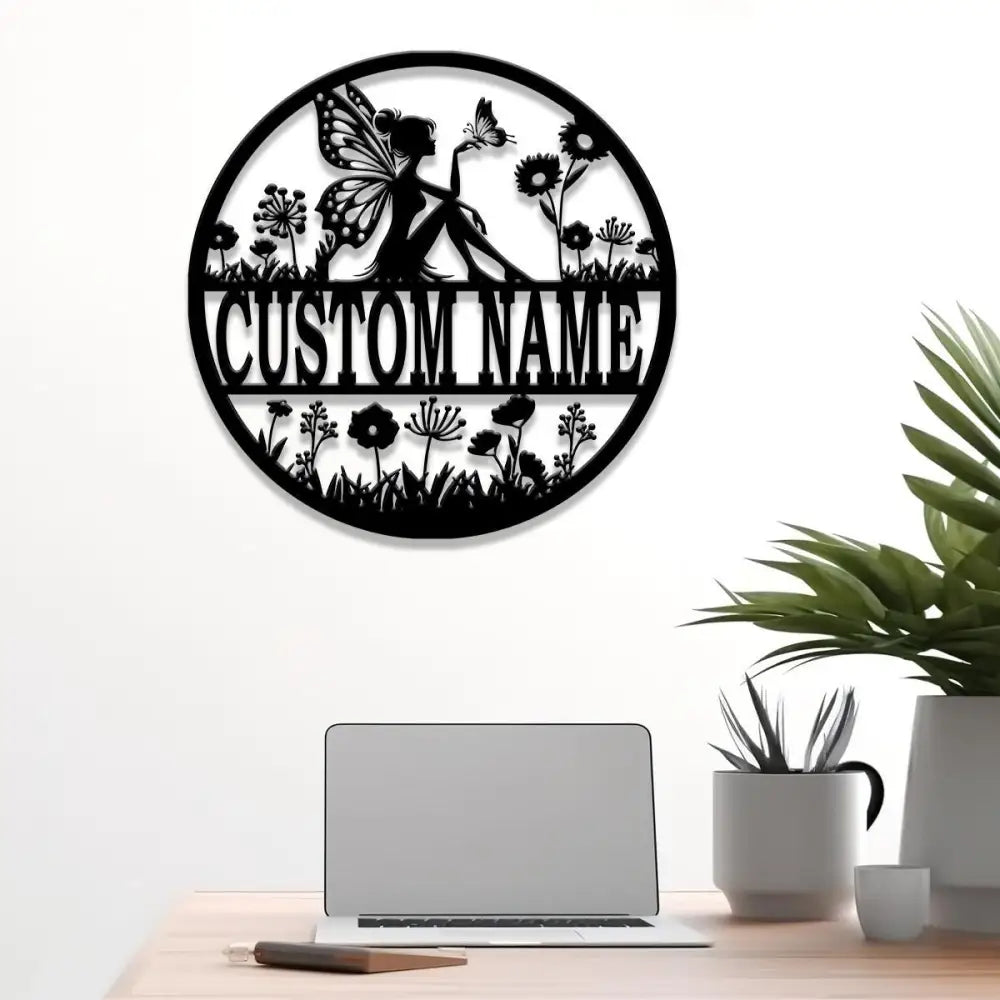 Custom Name Fairy Sign with Led Lights Personalized Fairy Lover Name Sign Nursery Decor Girls Room Decor Christmas