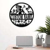Custom Name Fairy Sign with Led Lights Personalized Fairy Lover Name Sign Nursery Decor Girls Room Decor Christmas