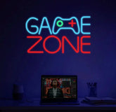 Custom Name Game Zone Controller Neon Sign Game Controller Led Light Game Zone Neon Sign Gaming Neon Light Gamer Room