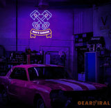 Custom Name Garage Neon Sign Custom Garage Led Light Handmade Man Cave Decor Gifts For Him Garage Wall Art Car Shop