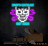 Custom Name Garage Neon Sign Custom Garage Led Light Handmade Man Cave Decor Gifts For Him Garage Wall Art Car Shop
