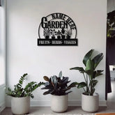 Custom Name Garden Stake Custom Garden Name Metal Hanging Sign Personalized Metal Gardening Nature Lover Gift For Her