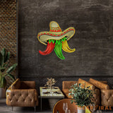 Custom Name Restaurant Cinco De Mayo Mexican Chili Artwork Led Neon Sign Light