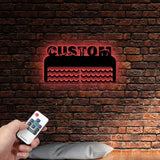 Custom Name Swimming Medal Holder with Led Light Personalized Name of Swimmer Medal Hanger Medal Display Awards Sign