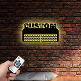 Custom Name Swimming Medal Holder with Led Light Personalized Name of Swimmer Medal Hanger Medal Display Awards Sign