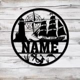 Custom Nautical Theme Baby Name Sign Nursery Name Sign Anchor Custom Baby Name Sign Ocean Anchor Nursery Decor Gift