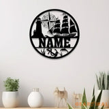 Custom Nautical Theme Baby Name Sign Nursery Name Sign Anchor Custom Baby Name Sign Ocean Anchor Nursery Decor Gift