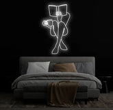 Custom Neon Woman Reading Sign LED Neon Light for Home Lounge or Library Decor Unique Modern Wall Art for Book Lovers &