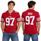 Custom Nick Bosa San Francisco 49ers Fan Inspired Team Premium F.U.S.E. Stitched Premium Limited Jersey - Scarlet