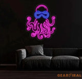 Custom Octopus Led Neon Sign Ocean Animal Led Light Bedroom Home Wall Decor Bar Wall Art House Wall Decor Party Neon