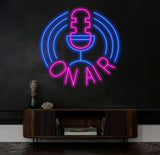 Custom On Air Neon Light On Air Neon Sign On Air Led Light On air sign LED RGB On Air Recording Gamers Studio Neon