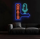 Custom On Air Neon Light On Air Neon Sign On Air Led Light On air sign LED RGB On Air Recording Gamers Studio Neon