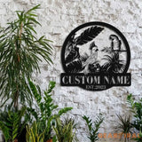 Custom Parrot Bird Metal Wall Art - Personalized Parrot Bird Name Sign - Bird Lovers Home Decor | GearViral