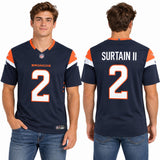 Custom Patrick Surtain II Denver Broncos Fan Inspired Premium F.U.S.E. Stitched Premium Limited Jersey - White