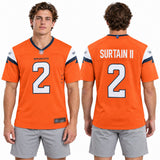 Custom Patrick Surtain II Denver Broncos Fan Inspired Team Game Jersey - Orange