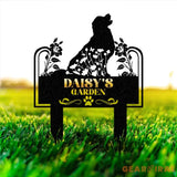 Custom Pet Metal Memorial Garden Stake Dog Memorial Sign Cat Garden Sign Pet Grave Markers Personalized Pet Name Stake