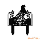 Custom Pet Metal Memorial Garden Stake Dog Memorial Sign Cat Garden Sign Pet Grave Markers Personalized Pet Name Stake