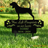 Custom Pet Metal Memorial Garden Stake Dog Memorial Sign Cat Garden Sign Pet Grave Markers Personalized Pet Name Stake