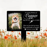 Custom Photo Dog Loss Memorial Stake Personalized Pet Grave Marker Photo Tribute Plaque for Bereaved Dog Owners Dog